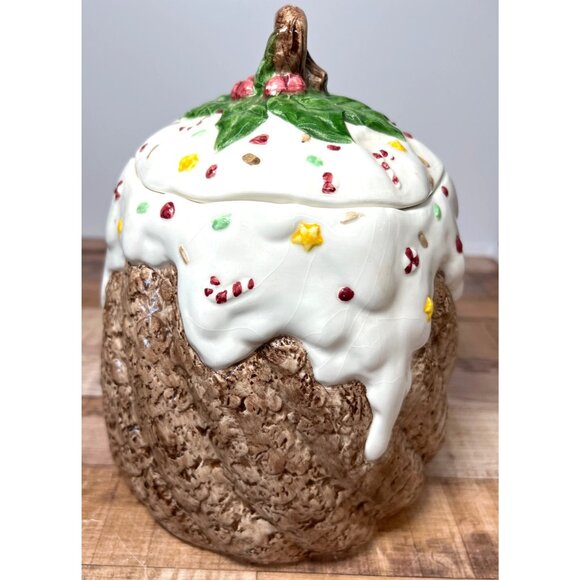 Nantucket Ceramic Christmas Cookie Jar - Picture 3 of 7